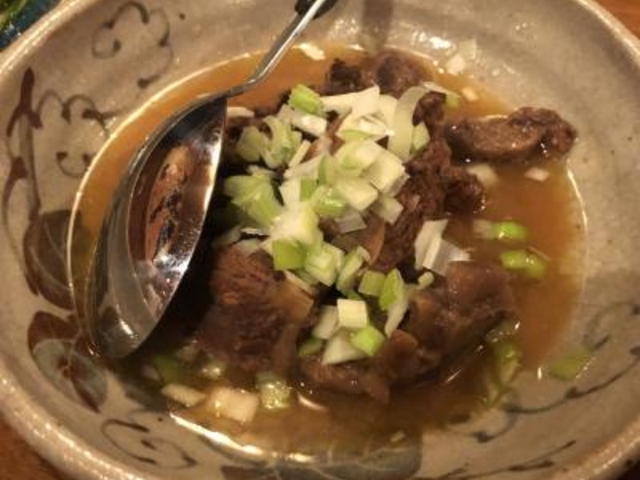 馬の煮込み_居酒屋 ふなき