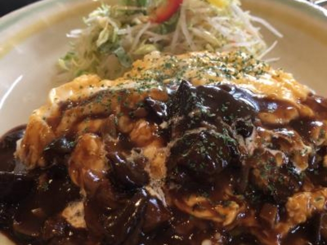 オムハヤシ_カフェラテ