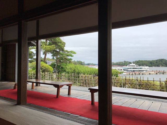 松島湾を一望_観瀾亭