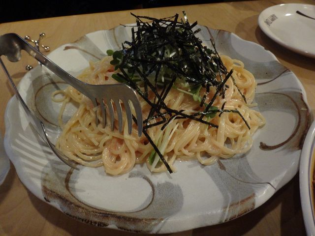 パスタは量も十分。_パパアンジェロ