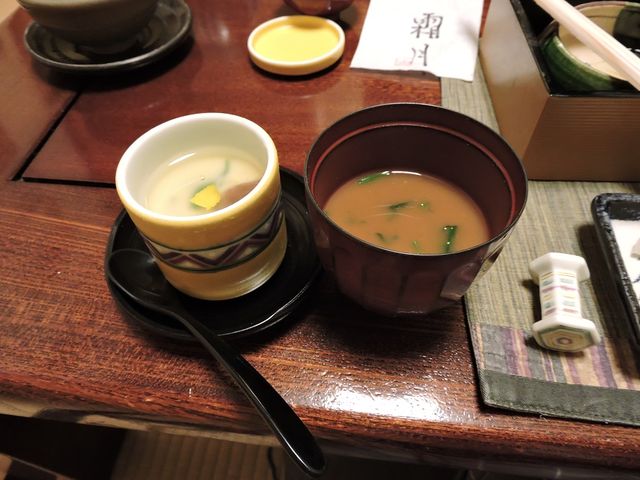 お味噌汁と茶碗蒸し_日本料理 一扇