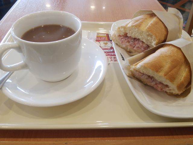 ドトールのサンドは軽くて口あたりが良いです。_ドトールコーヒーショップ西葛西南口店