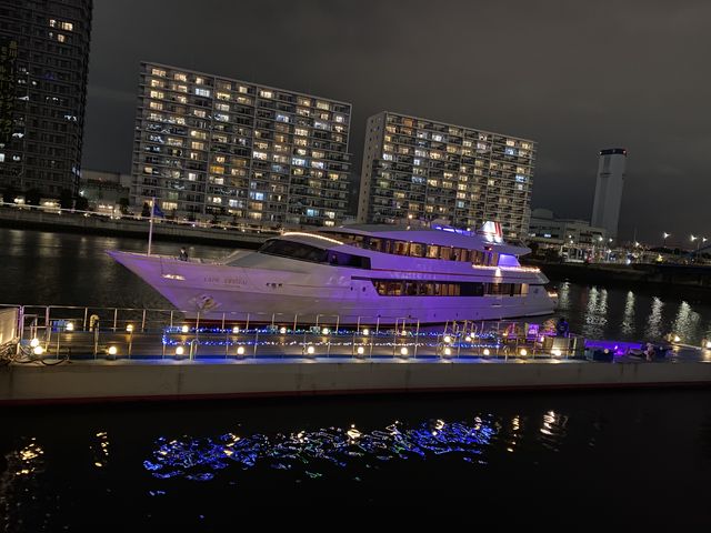 綺麗な夜景に癒されました。_ザ・クルーズクラブ東京