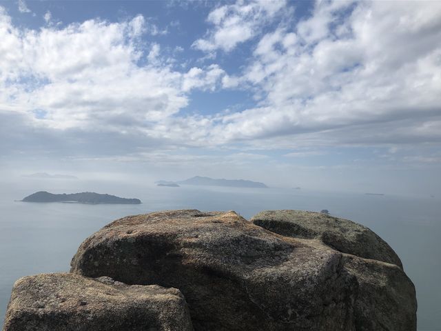 高山展望台。_白石島(岡山県笠岡市)