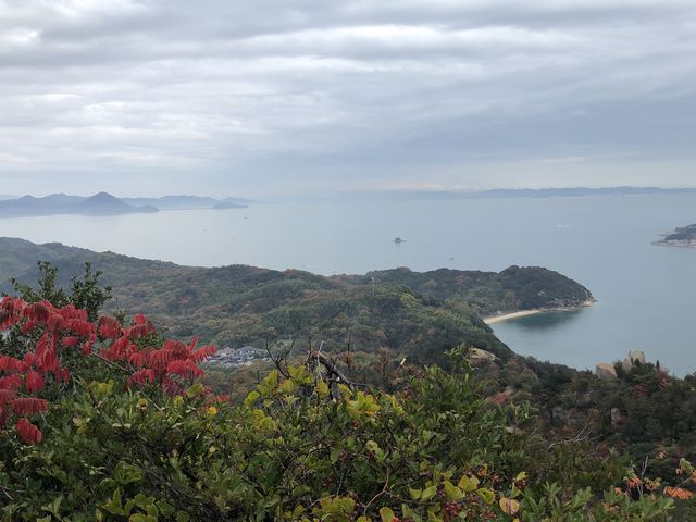 立石山山頂から。_白石島(岡山県笠岡市)