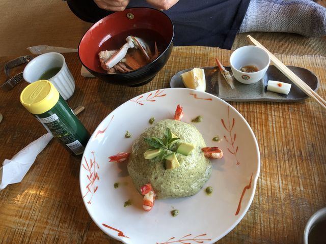 父ジェノベーゼ_自然薯処 麦とろ童子