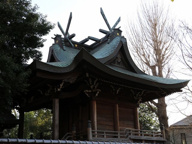 本殿。_呉服神社