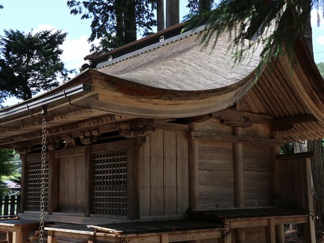 本殿。_荒城神社