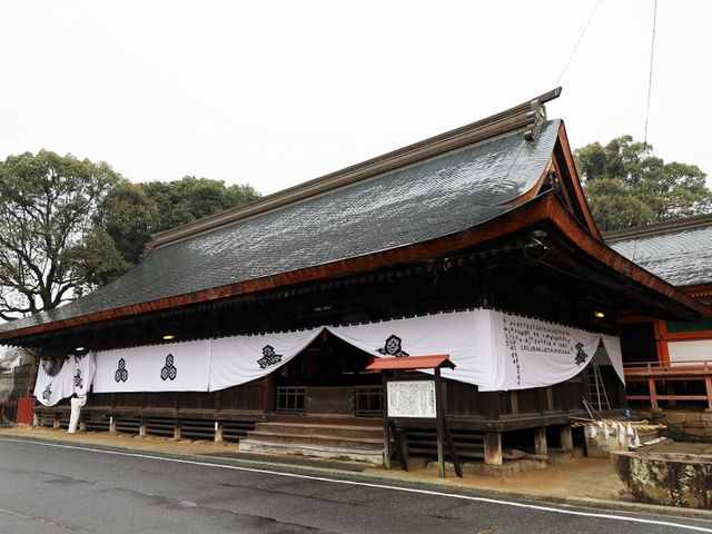 お正月を迎える準備がなされていました。_地御前神社