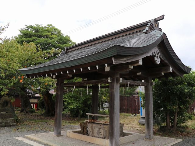 手水舎。_網野神社