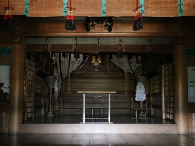 拝殿。_阿多由太神社