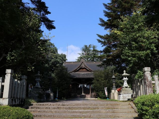 拝殿。_日吉神社