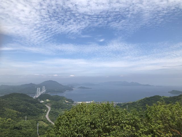 山頂から尾道方面。でも本当に360°見渡せます!_白滝山