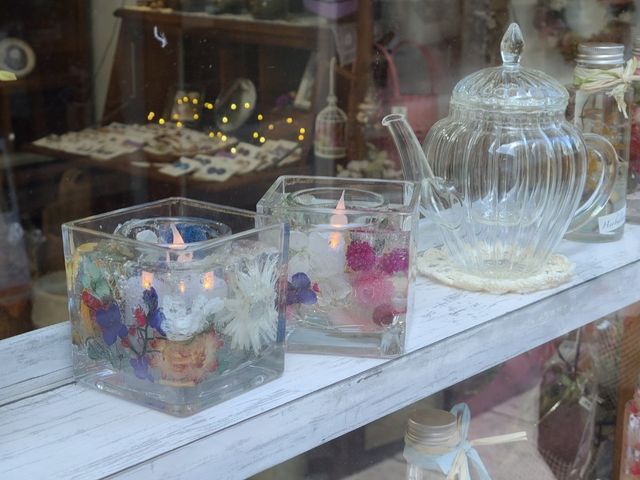 店内のディスプレイを使って撮らせてもらえました!_お花とハーブのある暮らし(花Ange)