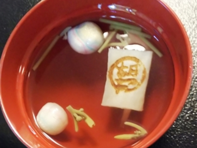 吸い物 湯葉か肝が選べる_逢坂山 かねよ