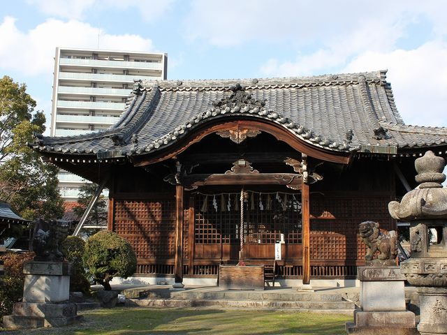 拝殿。_常葉神社