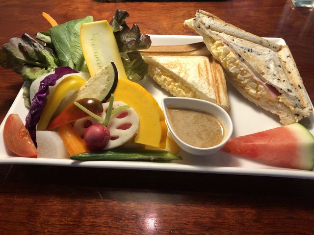 新鮮な野菜たっぷり!_Cafe naka蔵