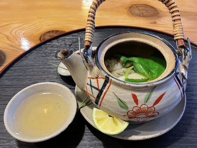 松茸土瓶蒸し_緑彩