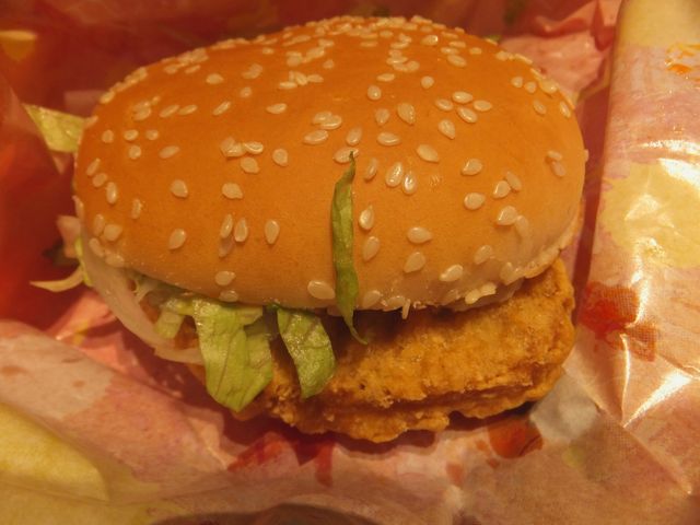 ちょいマック「スパチキ」_マクドナルド湖西店