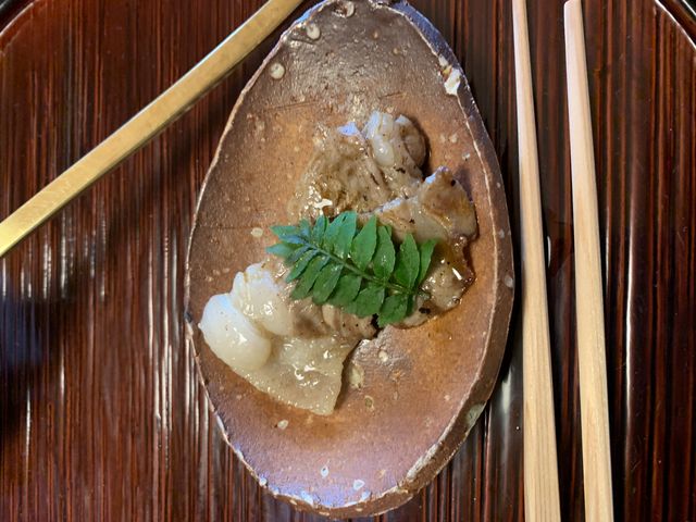 猪肉の塩焼き_比良山荘