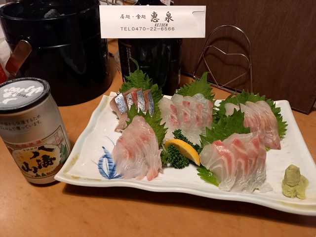 旬の刺身5品盛り(メニューから好きな刺身5品)
税込1080円_惠泉