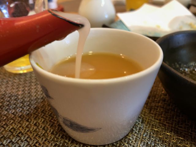 蕎麦湯_自家製粉 手打ち蕎麦 猪口才