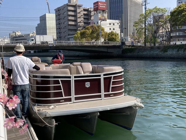 小さいボートだけど揺れません。_ひょうたん島クルーズ