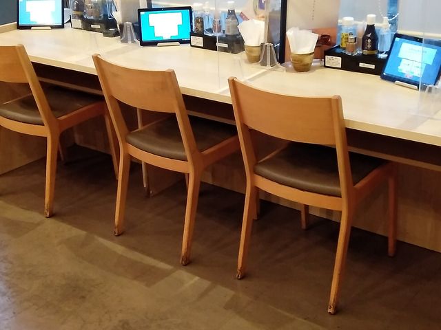 カウンター席_大戸屋ごはん処 阪急大井町ガーデン店