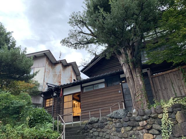 古民家で体験できました。_和傘 傘森