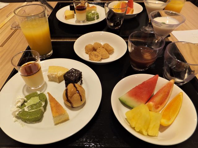 夕食バイキングのスイーツが豪華_ホテル木曽路