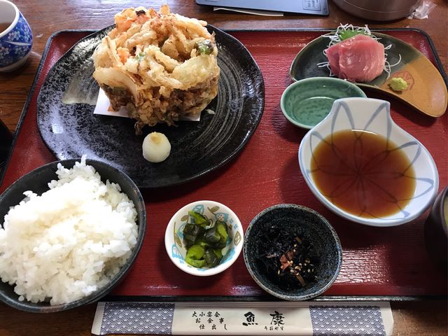 かき揚げ定食_魚康