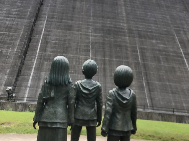 巨人のARみたかったなー_大山ダム