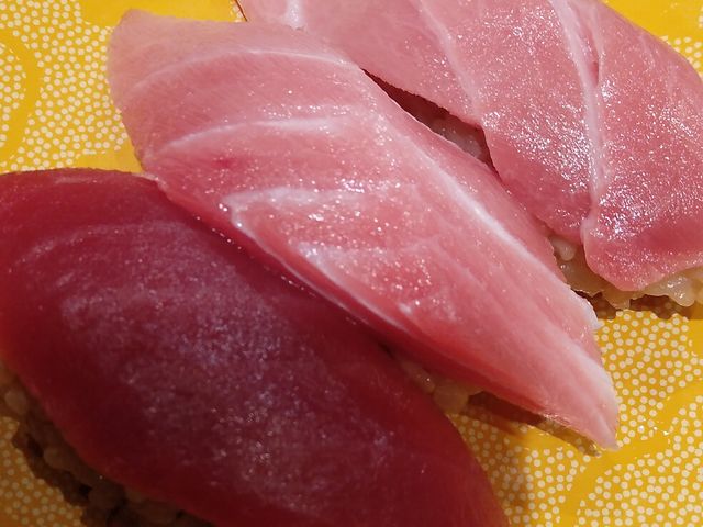 本まぐろ3貫_海鮮居酒屋羽田市場 グランスタ東京店