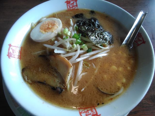 濃厚なスープ_おおぎやラーメン鬼怒川店