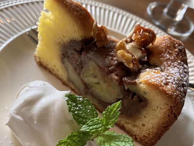りんごのケーキ_本町一丁目カフェ
