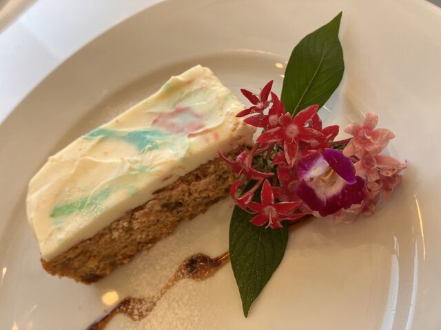 マーブル模様が美しいチーズケーキ_ROBSON COFFEEアーツ前橋店