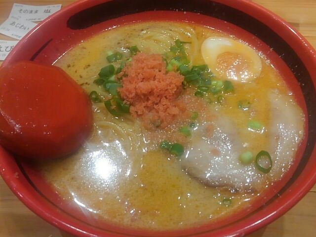 東京駅店 立ち喰いそば系の盛り付け_えびそば・一幻・新宿店
