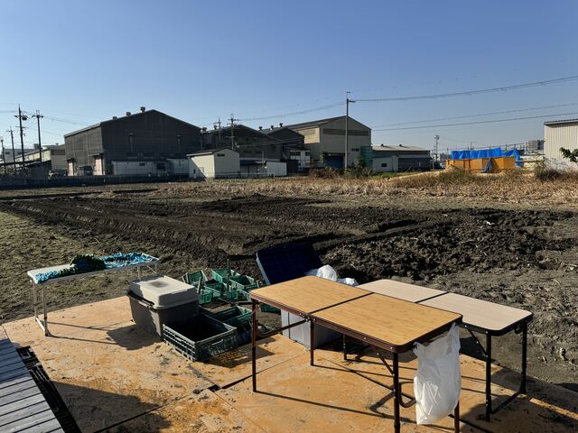 ひたすら掘る場所はこんな感じ_CITY FARM DEGUCHI