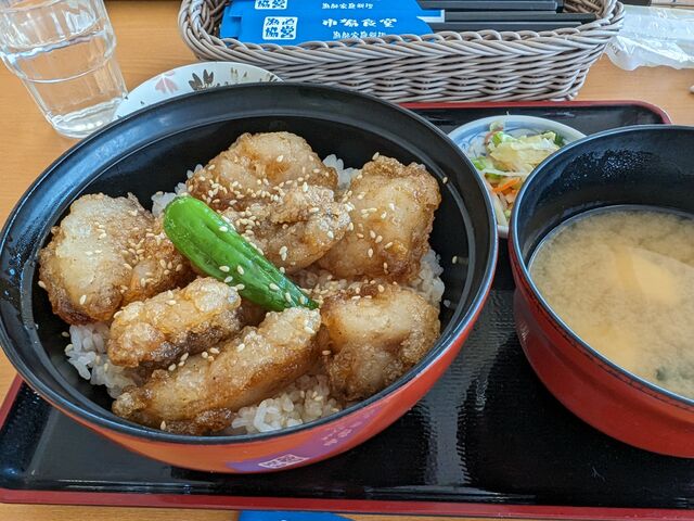 あんこう竜田丼_大津漁協直営市場食堂