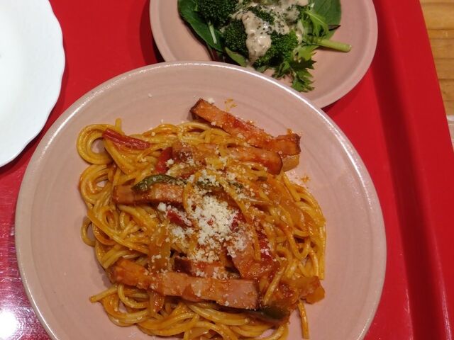 パスタ&サラダ_ティーイング陶芸教室