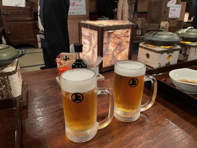 最初の一杯_山形長屋酒場