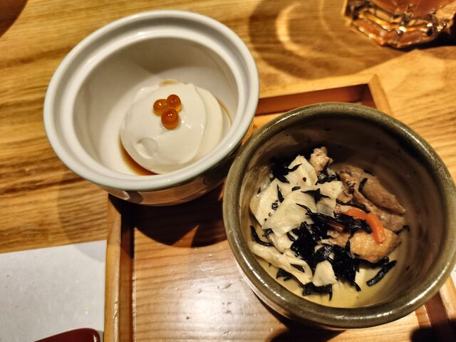 汲み上げどうふと湯葉の煮物_豆家別邸 福福 ふくぶく