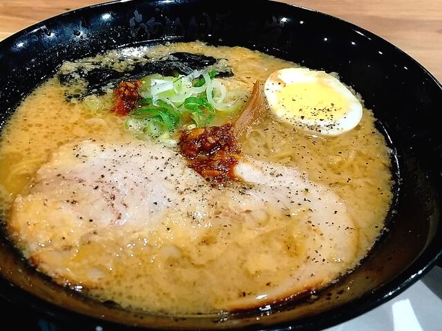 豚骨醤油ラーメン_らあめん花月嵐浦安店