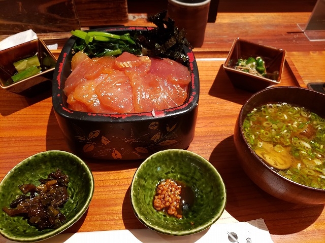 漬けびんちょう重(定食)_長野県 長寿食堂