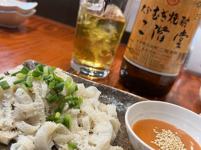 白センマイ刺_厳鮮酒場 とろいめらい