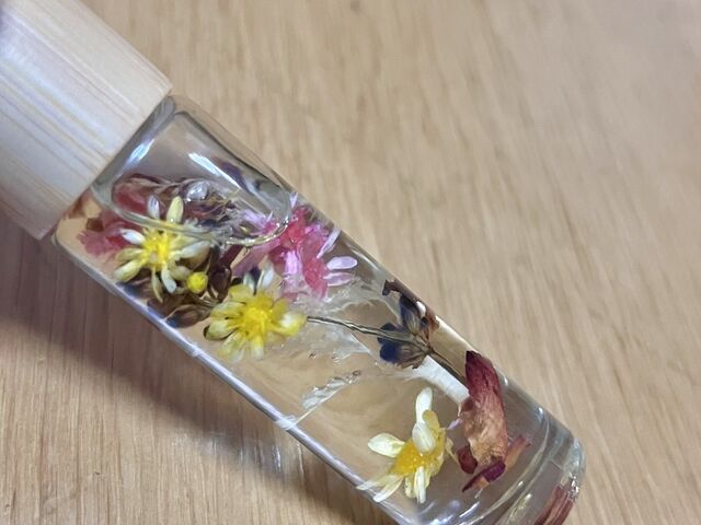 制作したアロマオイル_ピアチェーレアロマスクール