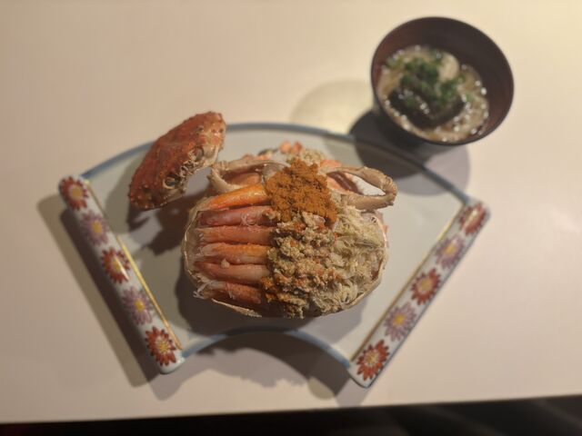 自分で作った蟹面寿司_押し寿司体験厨房 金澤寿し