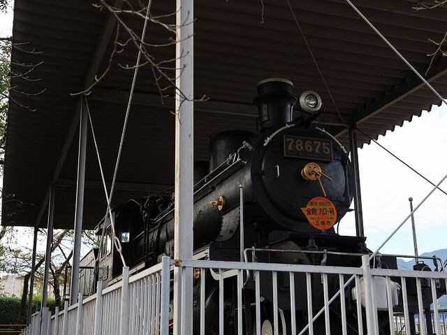 日本初の国産蒸気機関車8620形(愛称:ハチロク)_五條史跡公園