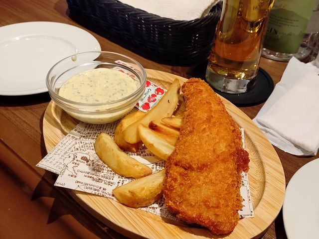 ホッケのフィッシュ&チップス_ジアス