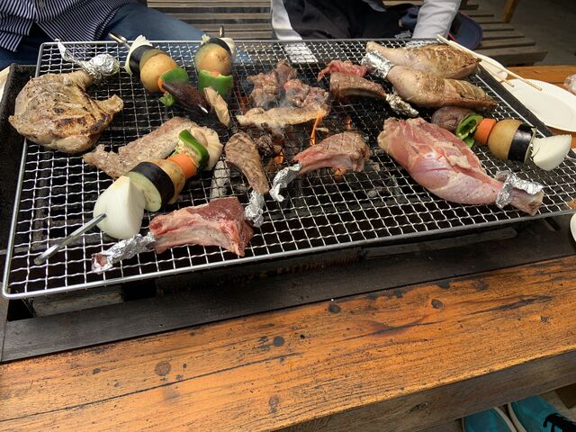 おにぎりもついているので満腹になりました。_かいがけ温泉 きのこの里